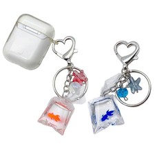 Cute Fish Bag Charm Keychain Lovely Ornament Women Car Keyring Backpack