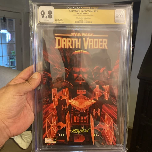 STAR WARS: DARTH VADER #25 CGC 9.8 Mike Mayhew Variant Signed 