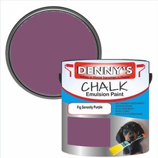 Chalk Emulsion Paint Purple Matt Finish Walls Ceilings Furniture Vinyl Home Tin