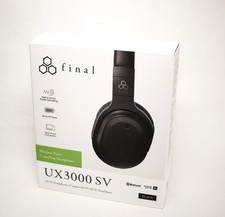 Final UX3000 SV Wireless Headphones Bluetooth 5.0 ANC aptX HD Silver 35h Japan