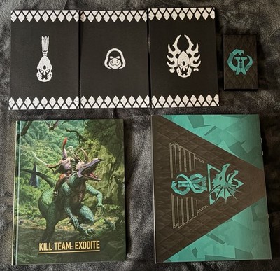 Warhammer 40K Kill Team: Exodite - Dossier + Datacards + Envelopes