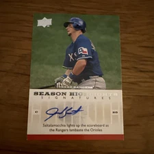 JARROD SALTALAMACCHIA 2008 Upper Deck Season Highlights Signatures #SHS-JS AUTO