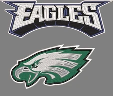Philadelphia Eagles NFL Team Logo Embroidered Patch Iron On - Sew On  