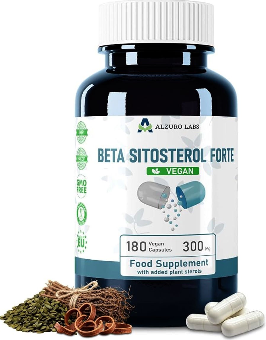 Beta Sitosterol Forte 400mg 180 Capsules Cholesterol Prostate Function