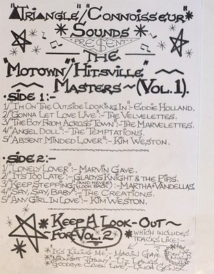 Various   THE HITSVILLE MASTERS VOL 1 - UK White Label LP - Motown Northern Soul