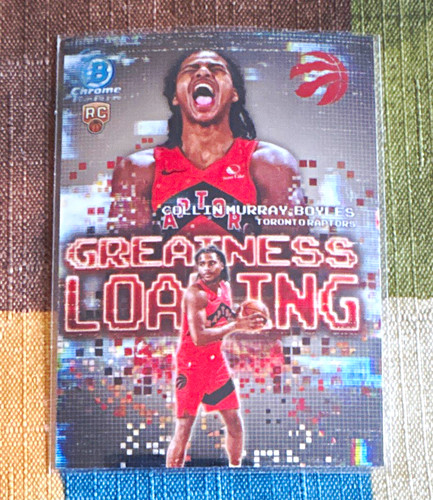 Topps 2025-26 Bowman Collin Murray-Boyles RC Greatness Loading #GL-9 Raptors NBA