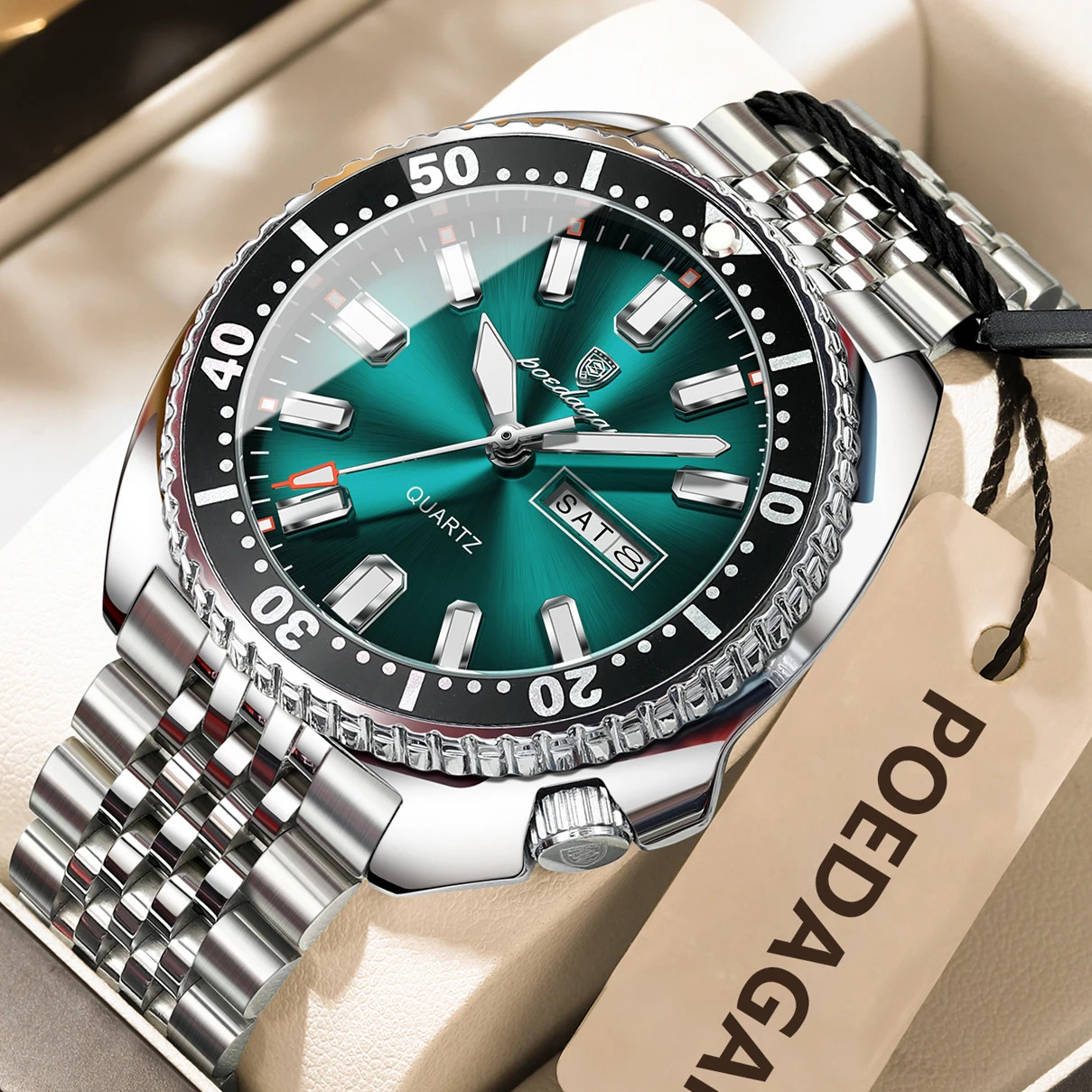 Montre hommes d'affaires élégante pour réunion et soirée