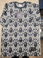 USED A BATHING APE � COACH T-SHIRT SIZE XL UNUSED