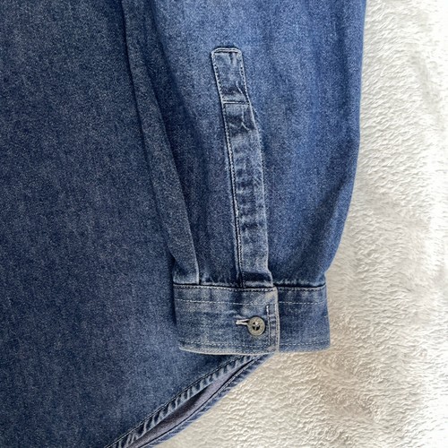 Armani Jeans Vintage 90s Herren Jeanshemd Blau Heavyweight Größe L / XL - Bild 7 von 16