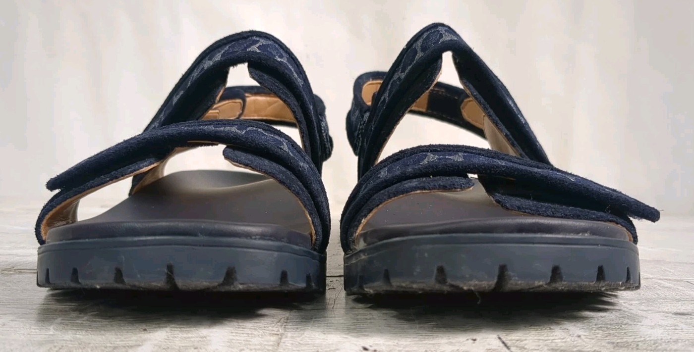 Vionic Cassidy Denim Multi Leopard Print Hook Loo… - image 2