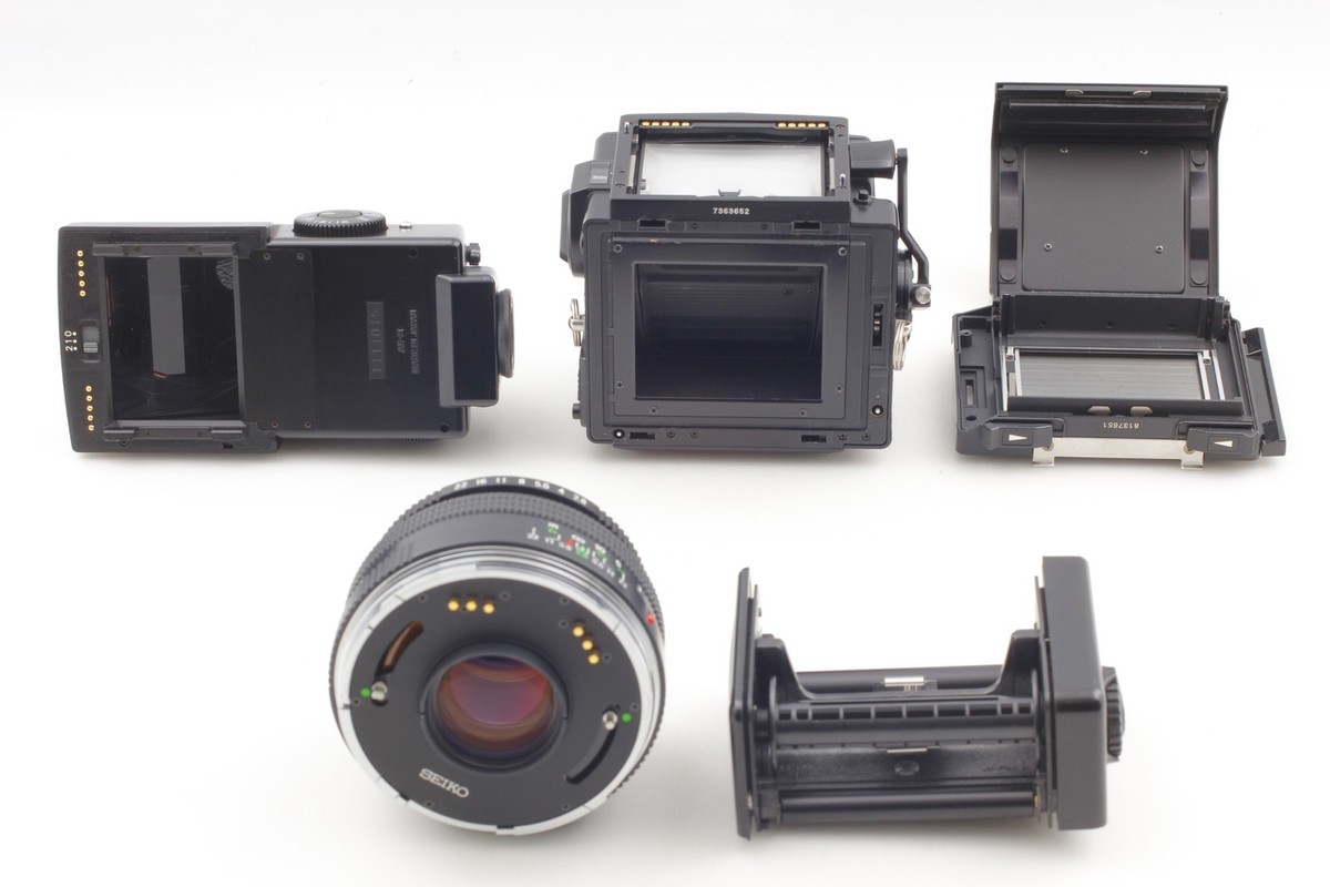 N MINT+++] Zenza Bronica ETR Si Film Camera 75mm F2.8 PE Lens AE