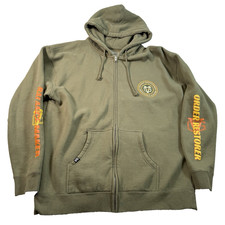 League Of Violent Gentlemen Hockey Club Hoodie Green Sz 2X Hockey Themed