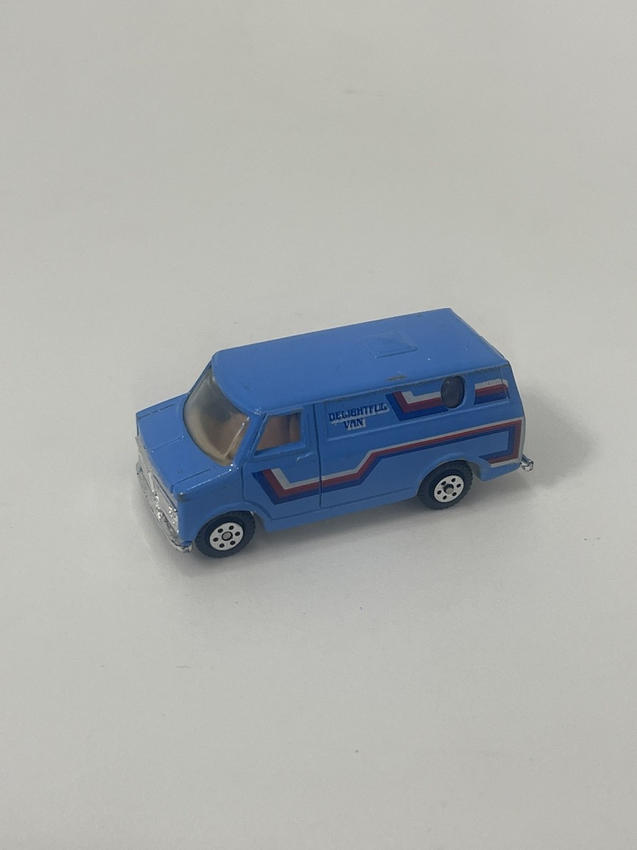 Vintage Yatming Diecast Blue Dodge Delightful Van #899 Made in