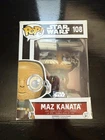 Funko Pop!  Star Wars Maz Kanata # 108 + Pop Protector NEW