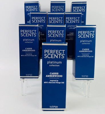 Perfect Scents Woman's Perfume Cassis Amberwood 10PK *MFK's Baccarat Rouge 540*