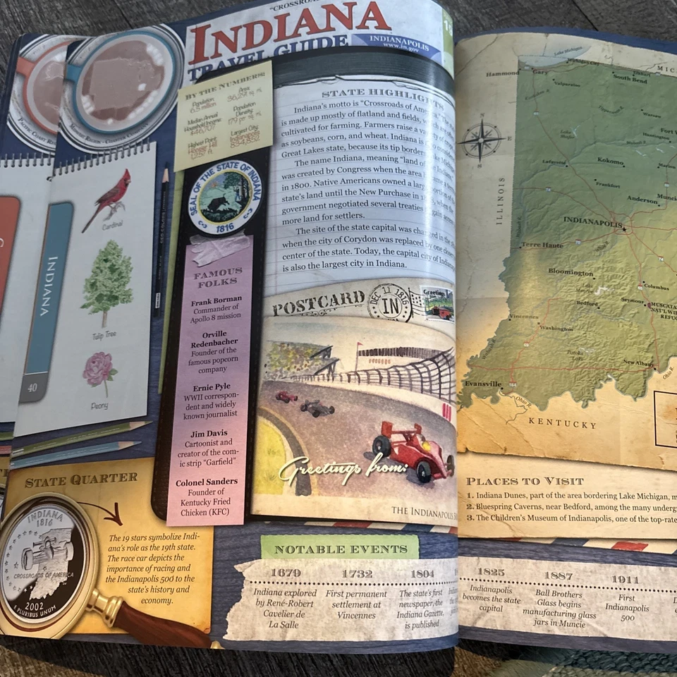 Desk Atlas of the United States by Jamie Aramini Homeschool Geography - Image 4 of 4
