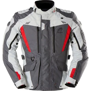 Furygan Apalaches Evo Textile Waterproof Motorcycle Jacket - Grey / Pearl / Red