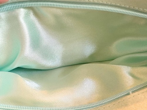 Cartera Isabella Rossellini verde claro con lentejuelas y cremallera - Imagen 7 de 22