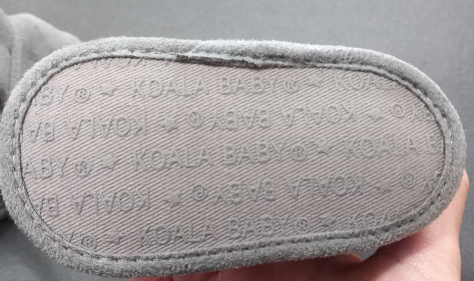 (A1.S44) BOTINES PARA NIÑOS PEQUEÑOS, Talla 1, Gamuza Gris (Imitación), Nunca Usados Foto 4 de 4