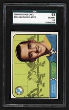 1968-69 O-Pee-Chee Hockey #181 Jacques Plante SGC 6.5 EX-MT+ St. Louis Blues