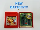 Pokemon Red Version – Nintendo GameBoy [Authentic – New Save Battery] Tested