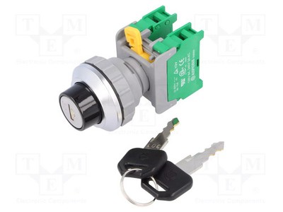 Stab.Pos: 3 KS30 Ø30mm Pos: 3 IP65 Schalter: Dreh- NO x2 30mm
