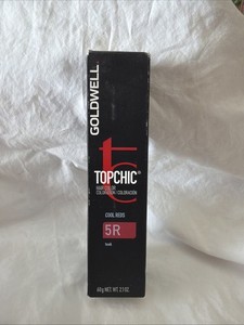 Goldwell Topchic Permanent Hair Color. 5R Teak Cool Red