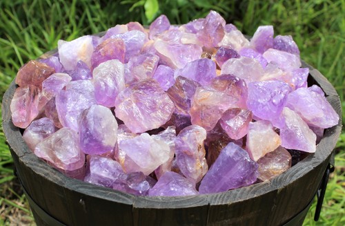 500 Carat Lot Rough Amethyst Natural (Brazil) Premium Grade Rocks Tumbling - Picture 2 of 7