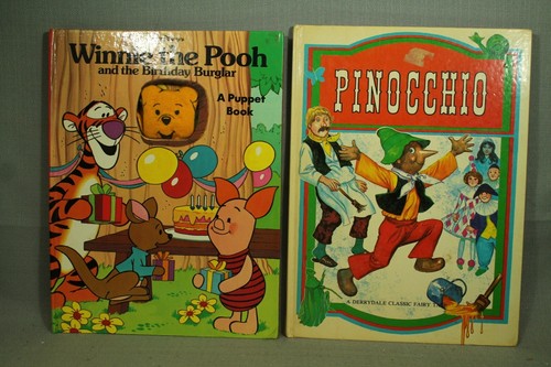Lot de livres pour enfants marionnette Winnie lourson Pinocchio souris Disney et le cirque mode