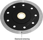 4.5" Diamond thin blade 10 PCS 900+ ft Life, Fast Smooth Edge Cut marble ceramic — photo 8