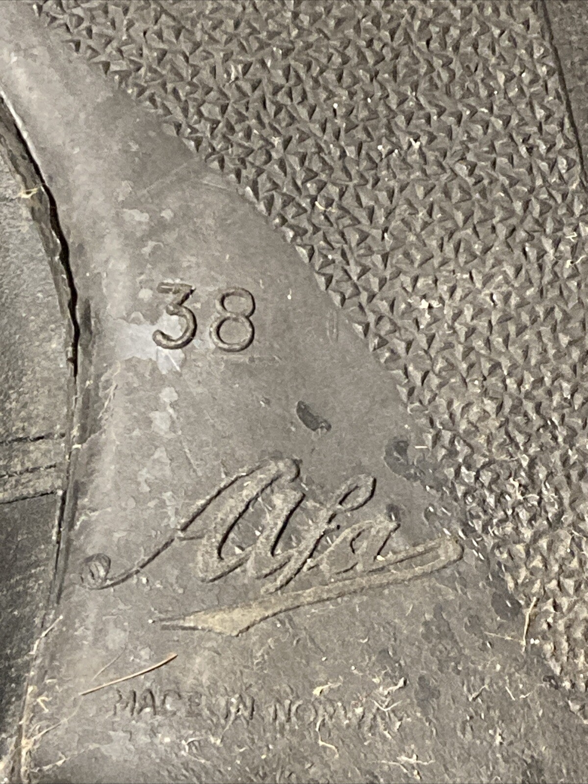 SALOMON Scarpe da cross alpino vintage Alfa in pelle. 38