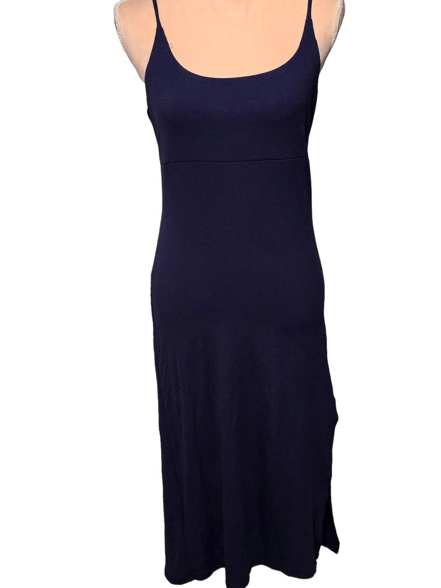 knee length dresses for ladies HALARA EVERYDAY SPLIT STRAP BODYCON MIDI CHILL DRESS-SENSATIONAL (BLAC –  MooMoos CLOSET main image 1