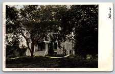 Ripon College Commons Hall Ripon WI C1900s UDB Postcard V25