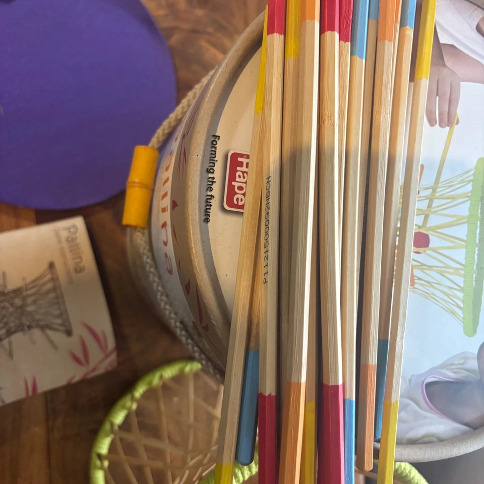 Hape Pallina Natural Wood Game Playset Educational Smart Toy - Missing 2 sticks - Image 3 of 4