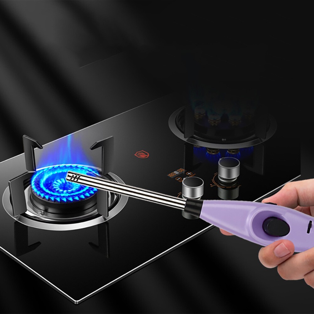 Candle Lighter Long Reach for Grill Fireplace Camping Stove BBQ Butane Included