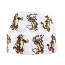 Disney's Winnie the Pooh Tigger Print 1" or 1.5" Grosgrain Ribbon  5 Yard Cut