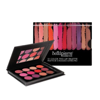 BELLAPIERRE COSMETICS 12 COLOR PRO LIP  .