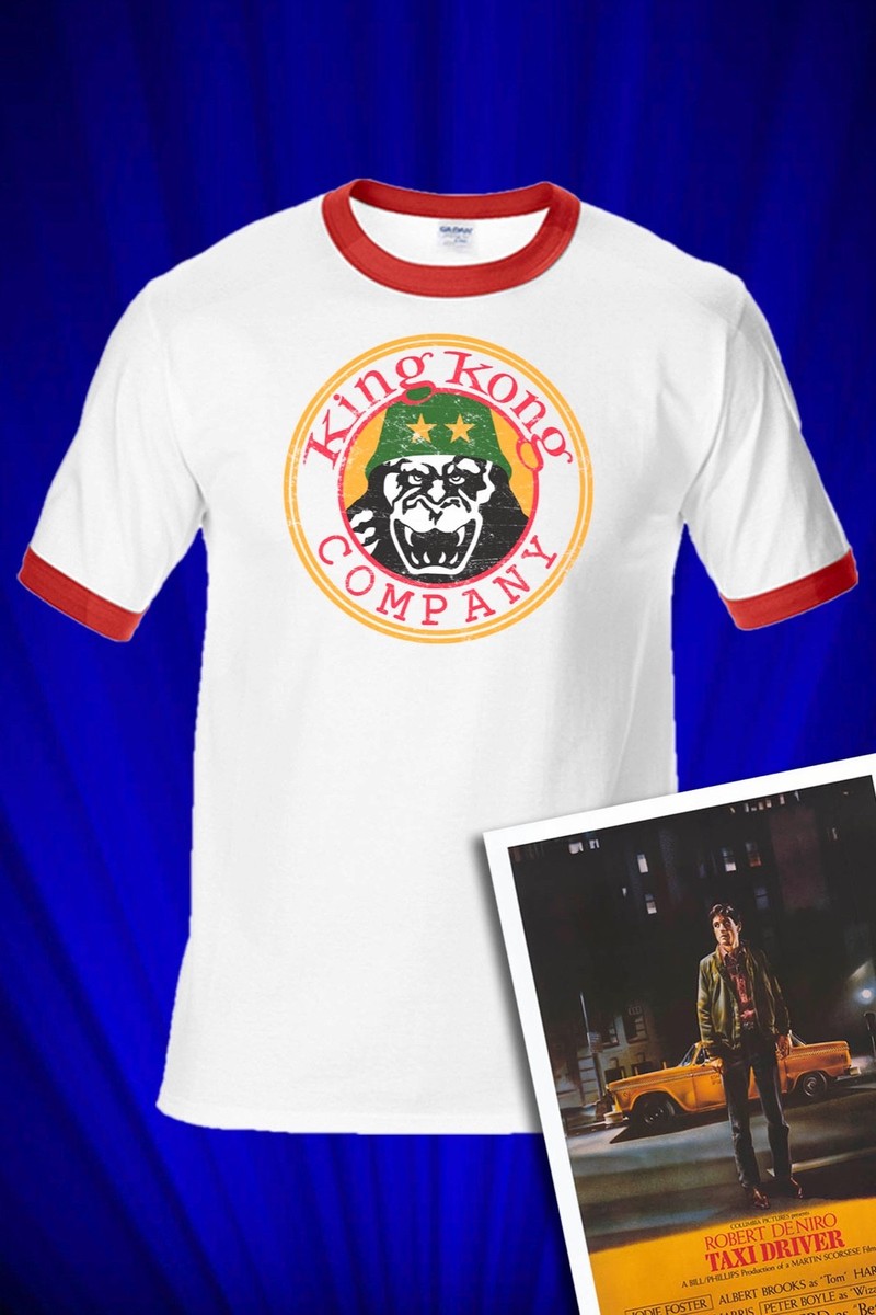 King Kong Company RETRO RINGER T-SHIRT Taxi Driver | eBay