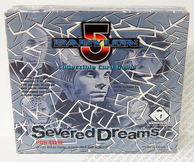 Babylon 5 CCG Severed Dreams Edition Lot 10 Booster Box 24 Packs 8