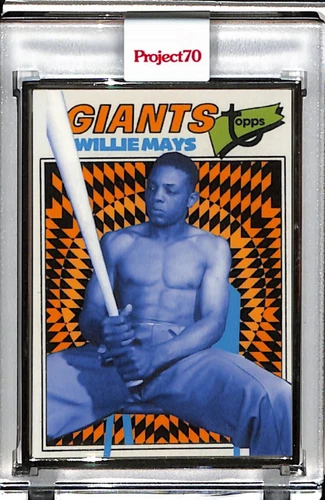 2021 TOPPS PROJECT 70 #413 - WILLIE MAYS by POSE - 1st P70 AP SILVER FRAME 1/51