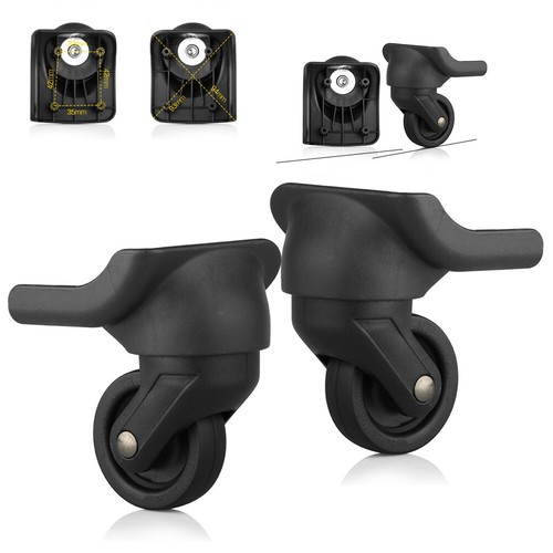 Luggage Replacement Wheels Suitcase Part Spinner Wheel Assorted - Foto 10