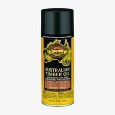 Cabot AUSTRALIAN TIMBER OIL 12 oz. Transparent Smooth HONEY TEAK Decks Railings