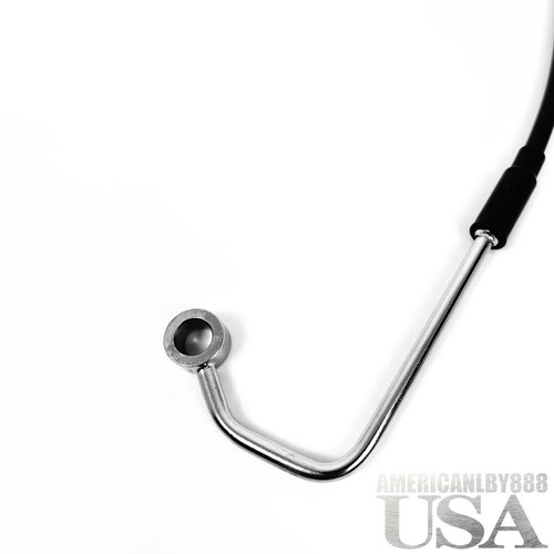 ABS extended front brake pipe For Harley Softail slim Heritage Fat boy Breakout - Picture 1 of 12