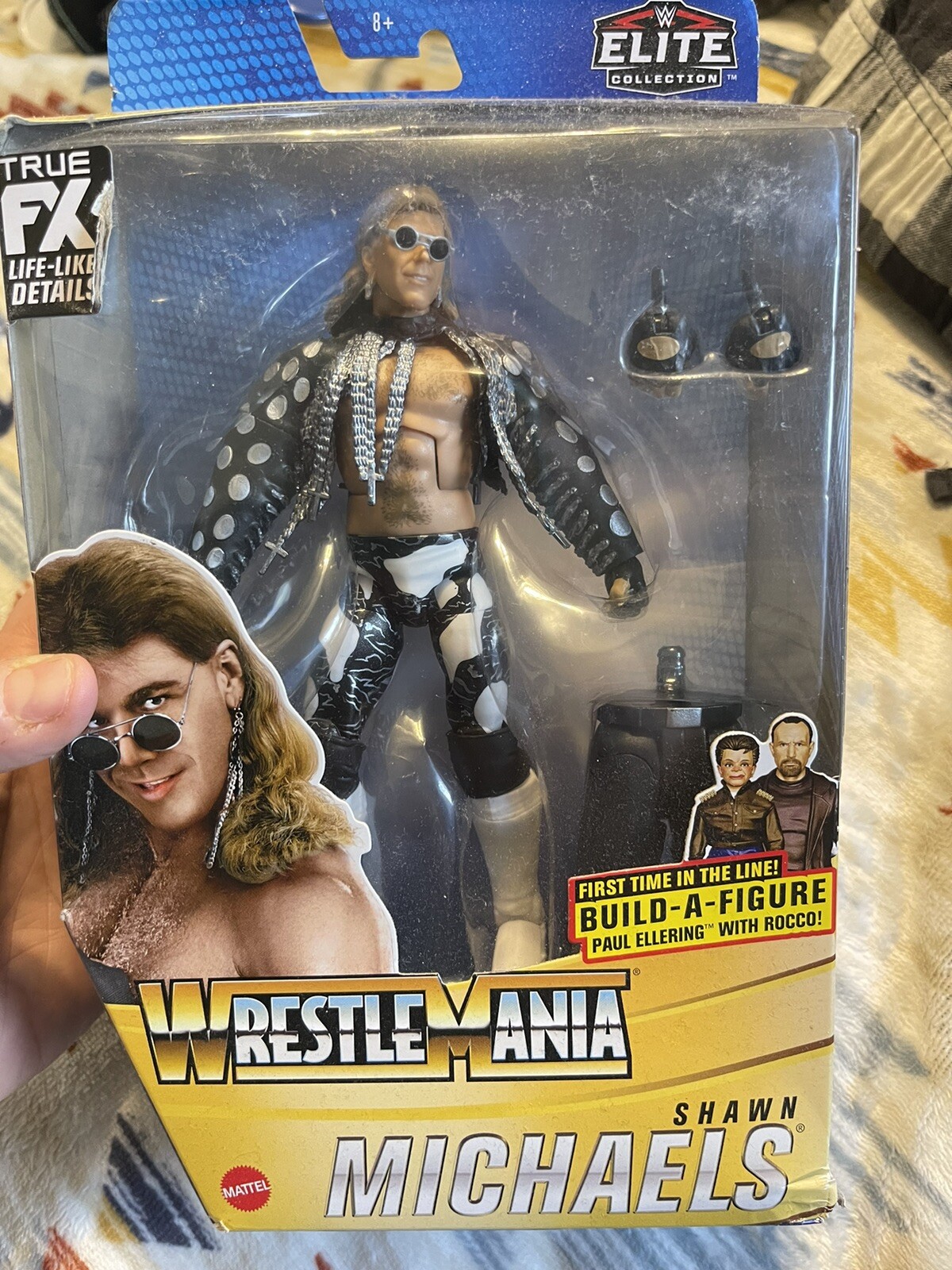 BNIB Mattel WWE Wrestlemania 37 Elite Collection Shawn Michaels.