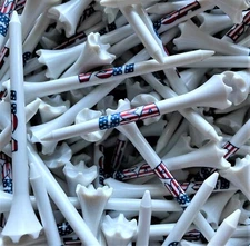 New EPIK Evolution 2 3/4" USA Flag 2.75  Golf Tees - You Choose the No. of Tees