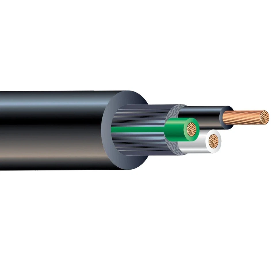 250' 12/3 SJOOW Portable Power Cable Flexible CPE Jacket Black 300V - Image 2 of 3