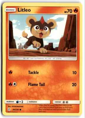 2019 Sun & Moon - Cosmic Eclipse Litleo nm Basic/Common #36