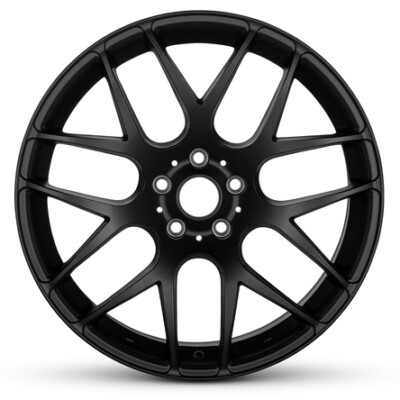 19 Inch Romac Radium Rim Satin Black Alloy Wheel - 5x112, ET45, 73.1 Hub