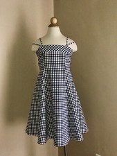 Best Kids Girls 6 Twirly DRESS Blue White Polka Dots Easter Church Summer Party