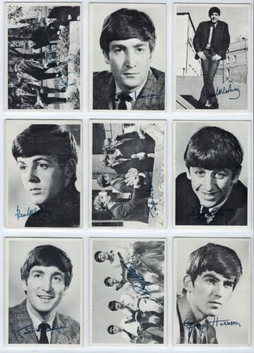 1964 O-Pee-Chee The Beatles Black & White Series 1 Complete Set of 60 Cards RARE - Picture 1 of 14
